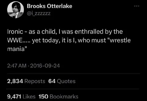Childhood WWE Irony