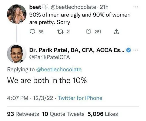We Are Both in the 10%