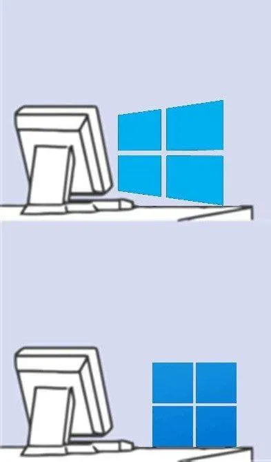 Уменьшающаяся Windows