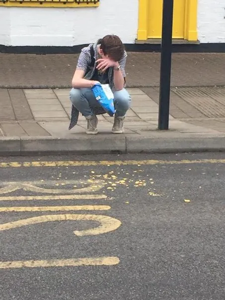 Boy at the Bus Stop