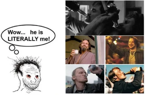 Wojak Literally Me Drinking