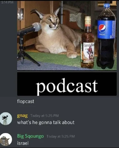 Caracal Podcast Israel Joke