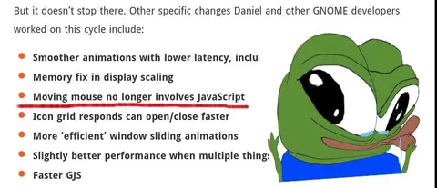 GNOME Performance Improvements Pepe