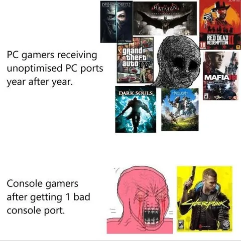 PC Gamers Endure Bad Ports