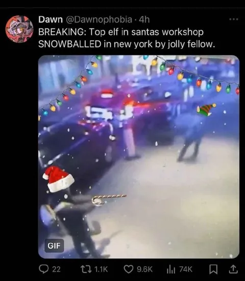 Top Elf Snowballed in New York