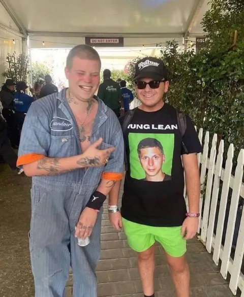 Yung Lean Fan at the Festival