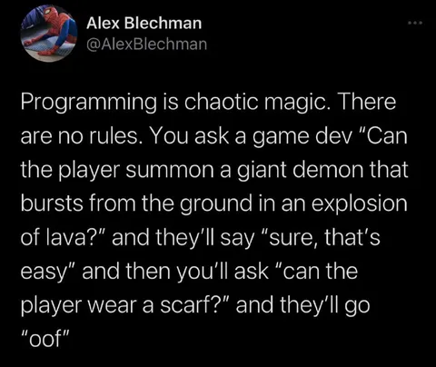 Programming Is Chaotic Magic
