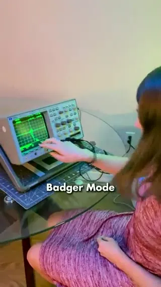 Badger Mode on the Oscilloscope