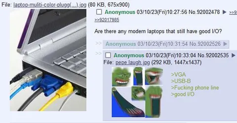 Modern Laptop Ports