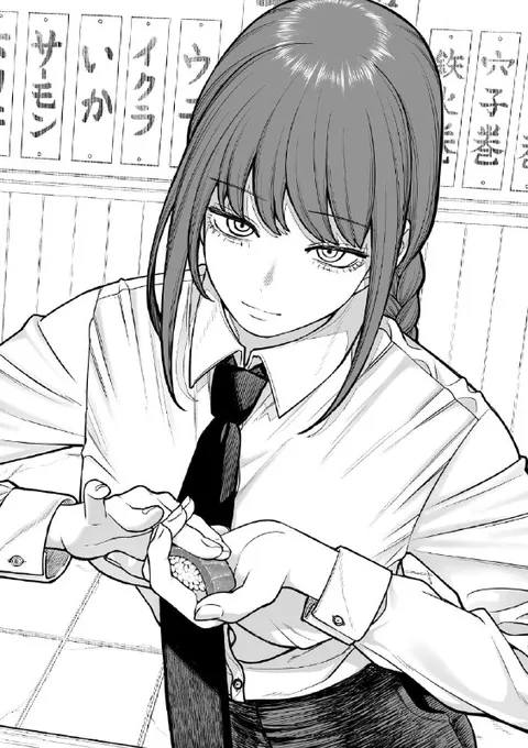 料理する彼女を見守る