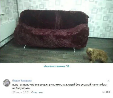 Нано-чубака входит в стоимость жилья
