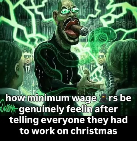 Minimum Wage Christmas Villains