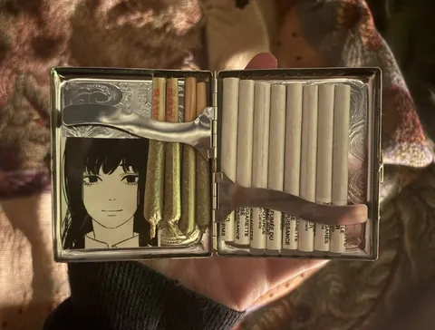 Cigarette case avec manga