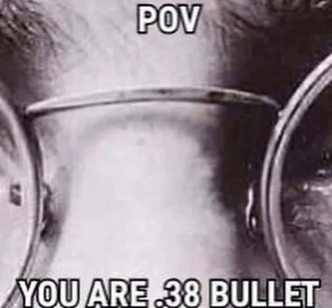 You Are a .38 Bullet