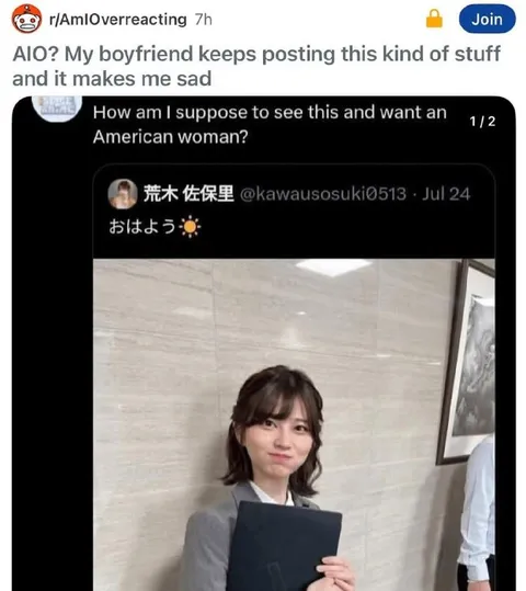 Japanese Woman Makes Him Sad
