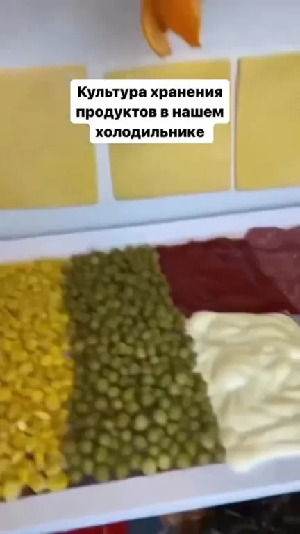 Культура хранения продуктов в холодильнике
