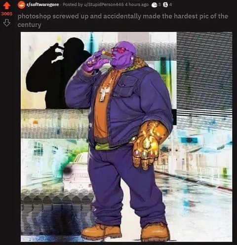 Hardest Thanos Pic of the Century