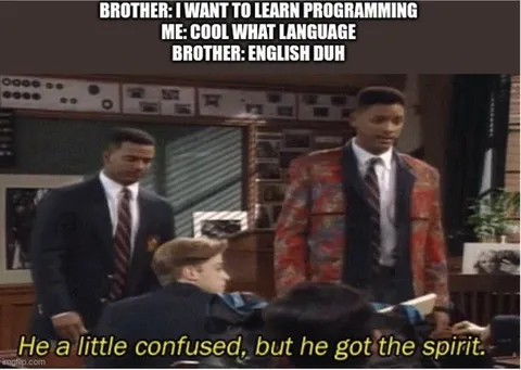 English Programming Language Joke