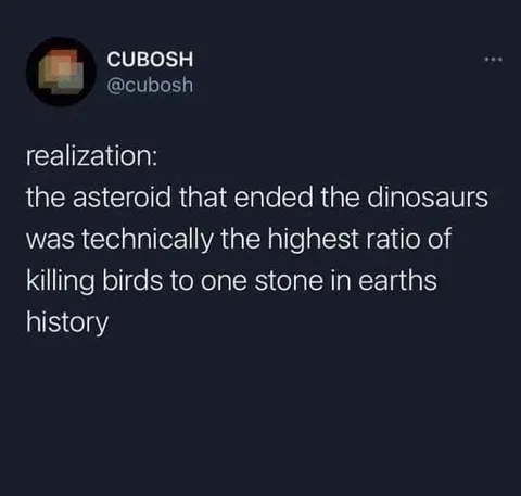 Asteroid Bird Kill Ratio