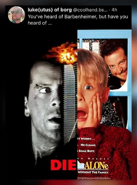Die Hard Alone Barbenheimer