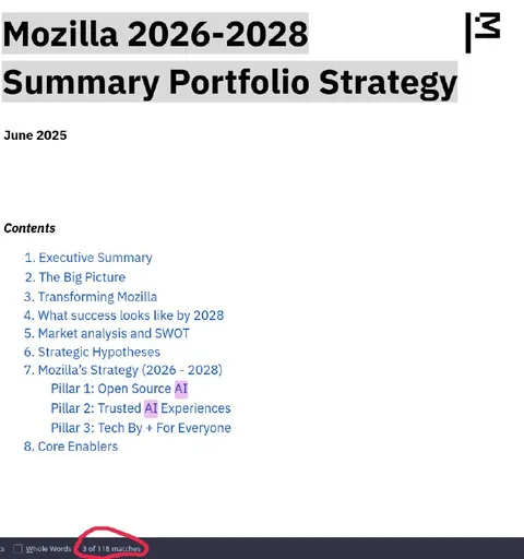 Mozilla AI Strategy Document