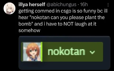 Nokotan Bomb Planting Joke