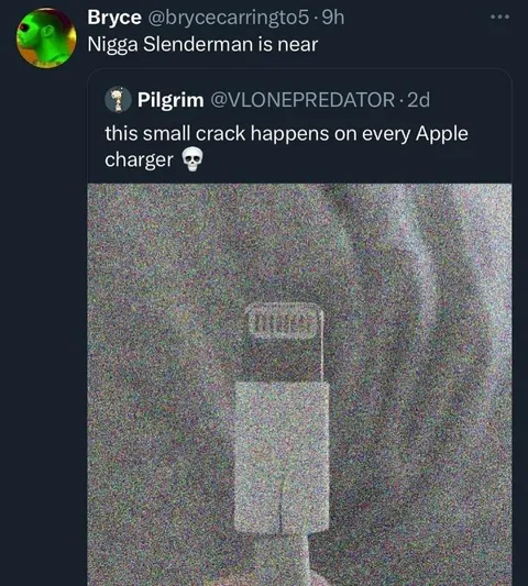 Slenderman Near the Charger