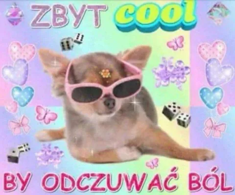 Zbyt cool, by odczuwać ból