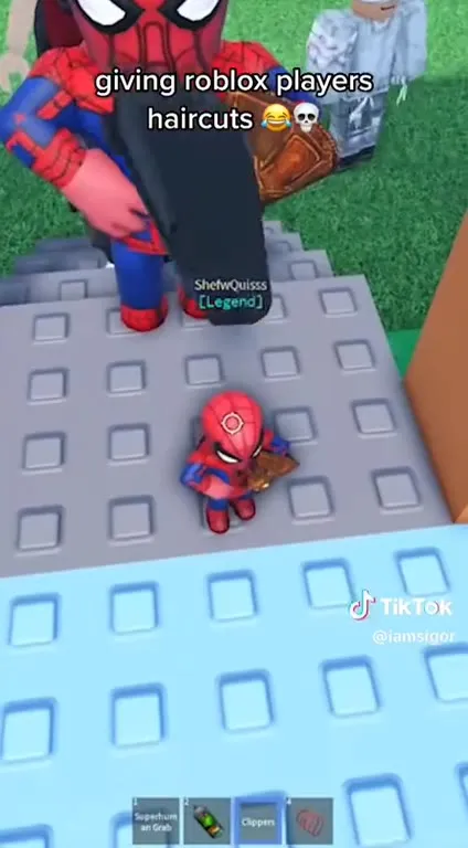 Giving Roblox Players Haircuts