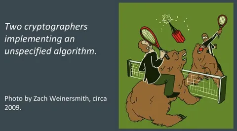 Cryptographers Implementing an Algorithm