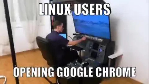Linux Users Opening Google Chrome