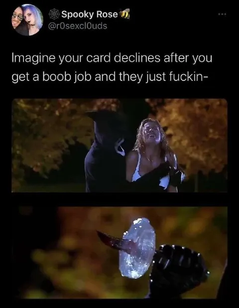 Card Declines After a Boob Job