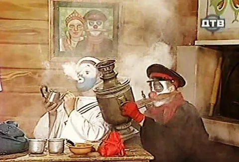 Самовар и неожиданный гость