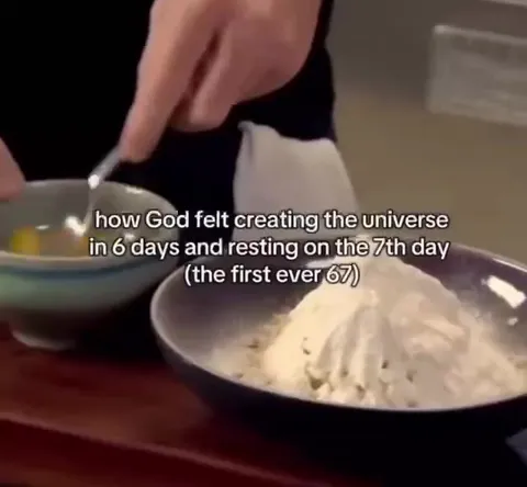 God Makes the Universe Then Cooks