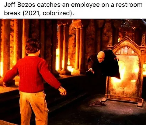 Jeff Bezos Catches Employee Slacking