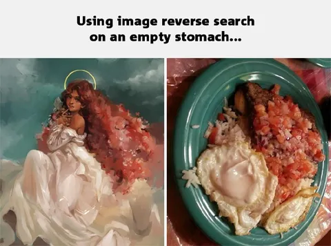 Reverse Image Search on Empty Stomach