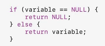 Return NULL or Variable