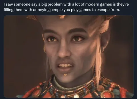 Games Are Supposed to Be an Escape