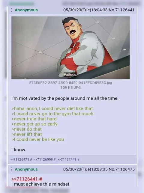 I Must Achieve This Mindset