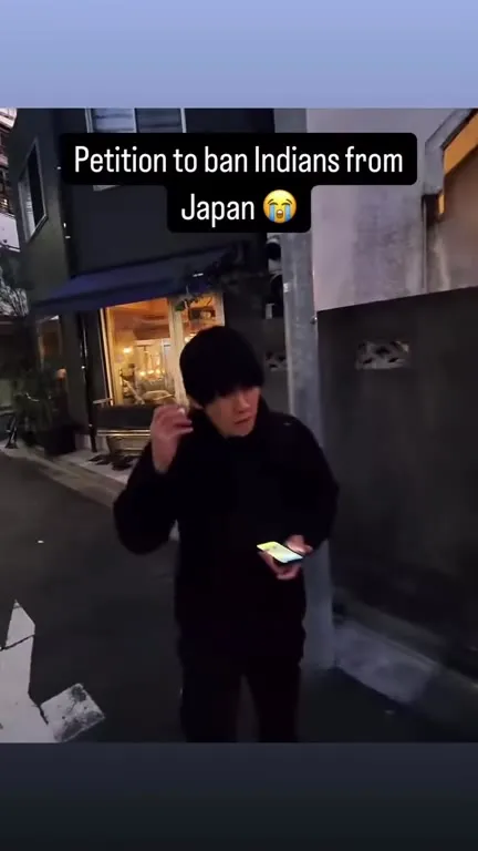 Petition to Ban Indians from Japan