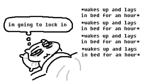 Wakes Up and Lies in Bed