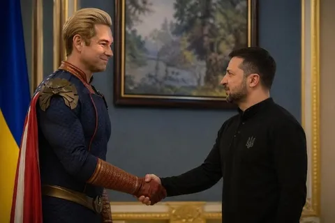 Хоумлендер встречается с Зеленским