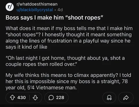 Boss Says Shoot Ropes