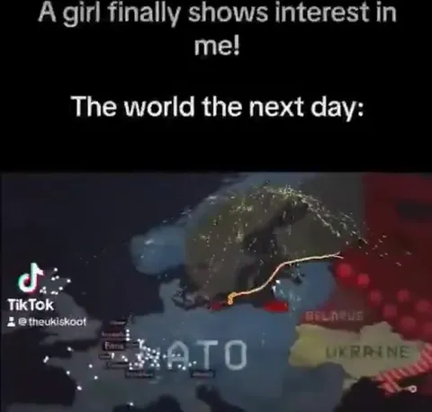 Girl Shows Interest, World Ends
