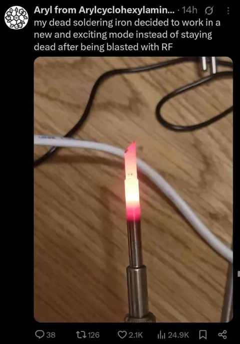 Soldering Iron Goes Nuclear