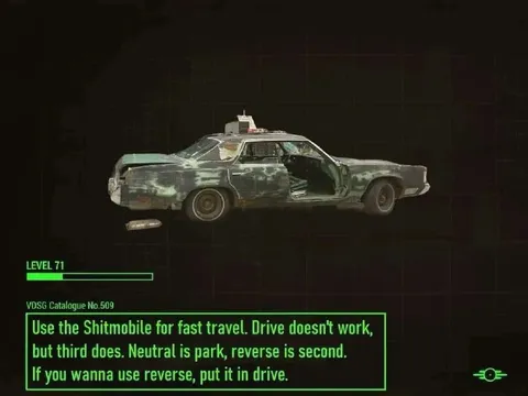Shitmobile Fast Travel Instructions