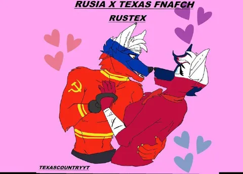 Russia x Texas Fursona Romance