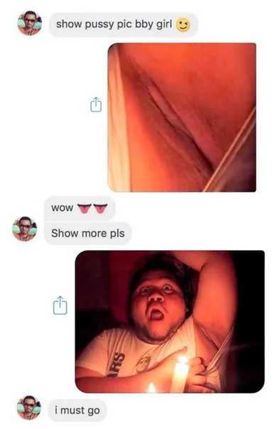 Show Pussy Pic Bait and Switch