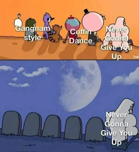 Never Gonna Give You Up Graveyard