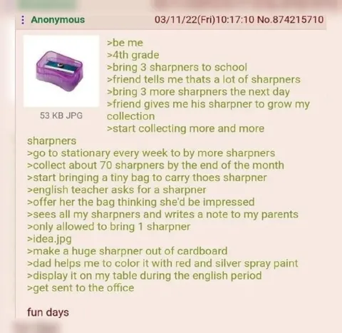 The Giant Sharpener Collection
